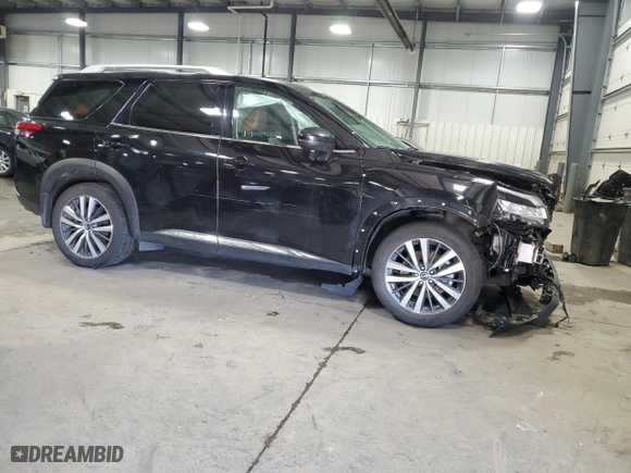 2022 Nissan Pathfinder Platinum with VIN 5N1DR3DK3NC212641, listed as a Copart auction lot 48315205 with 61,252 mi miles and Salvage Title. Bid and sale history available at carsss.com. Image 4.
