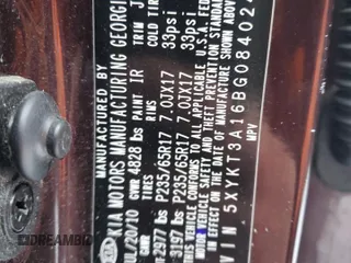 2011 Kia Sorento LX with VIN 5XYKT3A16BG084024, listed as a Copart auction lot 45290665 with 138,621 mi miles and Clean Title. Bid and sale history available at DreamBid. Image 15.