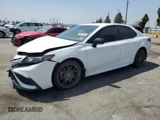 2023 Toyota Camry SE with VIN 4T1G11AK5PU121204, listed as a Copart auction lot 59041025 with 75,639 mi miles and Salvage title. Bid and sale history available at DreamBid. Image 1.
