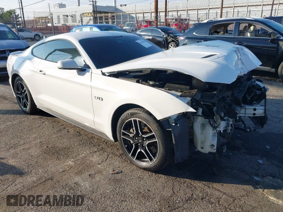 2021 Ford Mustang GT with VIN 1FA6P8CF1M5110879, listed as a IAAI auction lot 41451066 with 61,243 mi miles and . Bid and sale history available at DreamBid. Image 1.