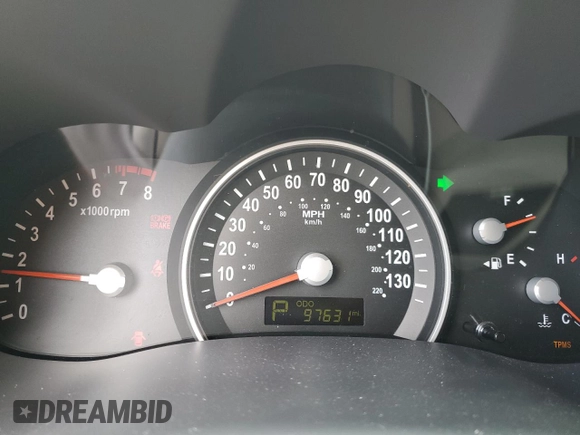 2014 Kia Sedona EX with VIN KNDMH4C77E6549905, listed as a Copart auction lot 77395344 with 97,631 mi miles and Salvage Title. Bid and sale history available at carsss.com. Image 9.