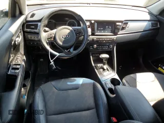 2017 Kia Niro Touring Launch Edition with VIN KNDCC3LC2H5095350, listed as a Copart auction lot 56462244 with 45,120 mi miles and Salvage Title. Bid and sale history available at carsss.com. Image 8.