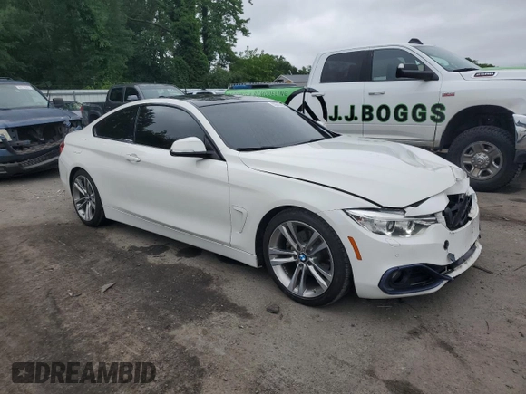 2016 BMW 4 Series 428i xDrive z VIN WBA3N9C53GK248670, wystawiony jako Copart lot #59620425 z przebiegiem 82 921 mil mil oraz Szkoda całkowita • Salvage title. Historia ofert i sprzedaży dostępna na DreamBid. Obrazek 4.
