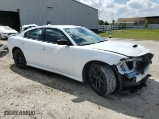 2023 Dodge Charger GT with VIN 2C3CDXHG1PH597942, listed as a Copart auction lot 52587995 with 34,757 mi miles and Clean Title. Bid and sale history available at carsss.com. Image 4.