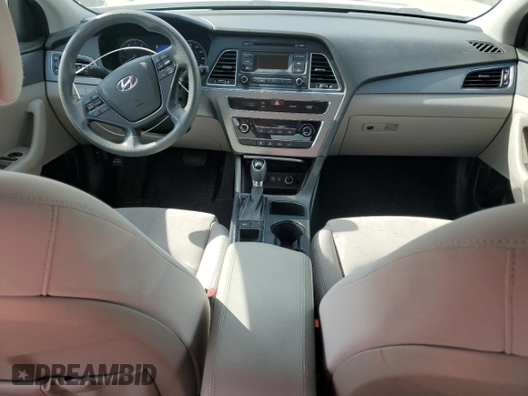2017 Hyundai Sonata 2.4L with VIN 5NPE24AF0HH526606, listed as a Copart auction lot 54094545 with 134,482 mi miles and Clean Title. Bid and sale history available at DreamBid. Image 8.