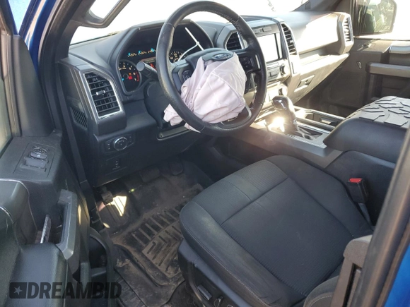 2015 Ford F-150 XLT with VIN 1FTFX1EG0FKE86579, listed as a Copart auction lot 47686495 with Not Provided miles and Salvage Title. Bid and sale history available at carsss.com. Image 8.