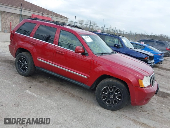 2009 Jeep Grand Cherokee Limited with VIN 1J8HR58T69C545290, listed as a IAAI auction lot 42134629 with 158,224 mi miles and . Bid and sale history available at DreamBid. Image 1.