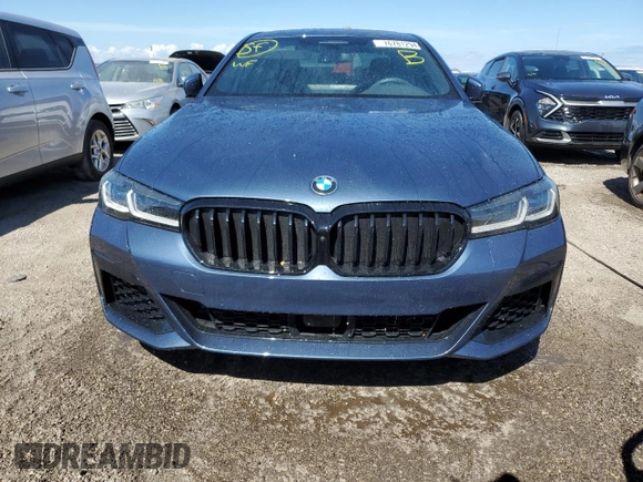 2023 BMW 5 Series M550i xDrive with VIN WBA13BK08PCN51125, listed as a Copart auction lot 76781294 with 8,855 mi miles and Non repairable. Bid and sale history available at DreamBid. Image 5.
