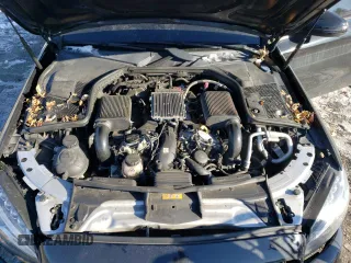 2018 Mercedes-Benz C 43 AMG with VIN 55SWF6EB6JU254173, listed as a Copart auction lot 87449364 with 130,860 mi miles and Salvage Title. Bid and sale history available at carsss.com. Image 11.