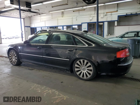 2004 Audi A8 с VIN WAUML44E34N010274, выставлен на аукционе Copart как лот 57658765 с пробегом 122 652 миль миль и Чистый • Clean title. История ставок и продаж доступна на DreamBid. Изображение 2.