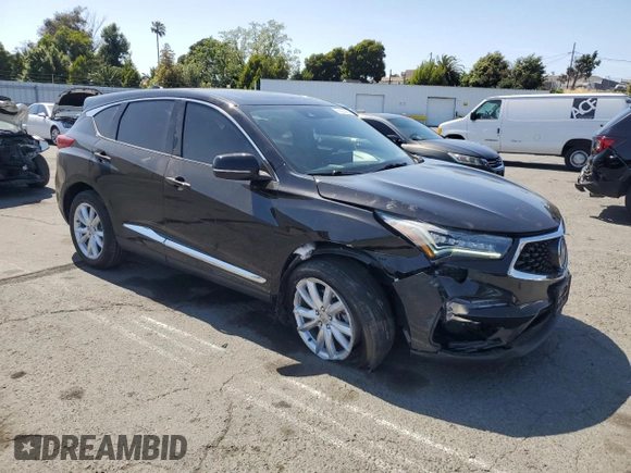 2021 Acura RDX with VIN 5J8TC1H34ML002641, listed as a Copart auction lot 56209455 with 92,337 mi miles and Salvage title. Bid and sale history available at DreamBid. Image 4.