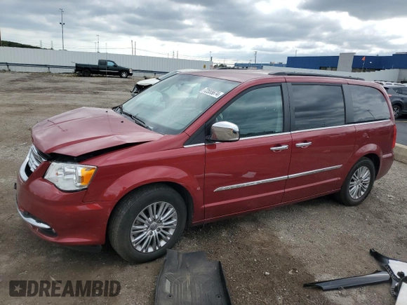 2016 Chrysler Town & Country Touring-L with VIN 2C4RC1CG6GR233412, listed as a Copart auction lot 72555674 with 109,742 mi miles and Clean Title. Bid and sale history available at carsss.com. Image 1.