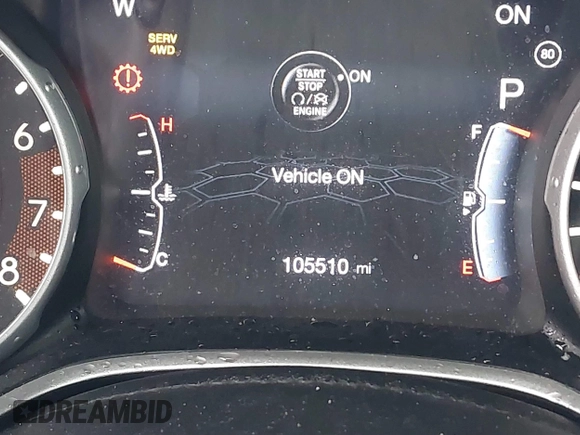 2020 Jeep Compass Limited with VIN 3C4NJDCB8LT106629, listed as a IAAI auction lot 41430354 with 105,510 mi miles. Bid and sale history available at carsss.com. Image 15.