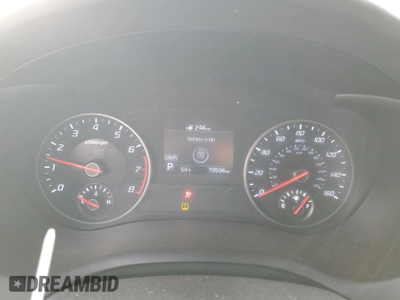 2018 Kia Stinger with VIN KNAE15LA8J6036101, listed as a Copart auction lot 81426844 with 79,504 mi miles and Salvage Title. Bid and sale history available at DreamBid. Image 9.