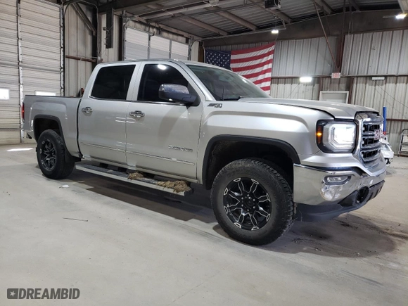 2018 GMC Sierra 1500 SLT with VIN 3GTU2NEC0JG321643, listed as a Copart auction lot 48159265 with 183,777 mi miles and Salvage Title. Bid and sale history available at carsss.com. Image 4.