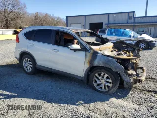 2015 Honda CR-V EX-L with VIN 5J6RM3H79FL007061, listed as a Copart auction lot 46075855 with Not Provided miles and Salvage Title. Bid and sale history available at carsss.com. Image 4.