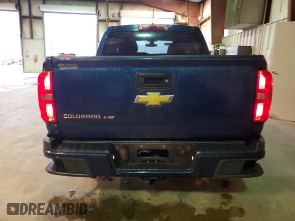2019 Chevrolet Colorado 2WD Work Truck with VIN 1GCGSBEN3K1325148, listed as a Copart auction lot 43579885 with 96,706 mi miles and Salvage Title. Bid and sale history available at carsss.com. Image 6.