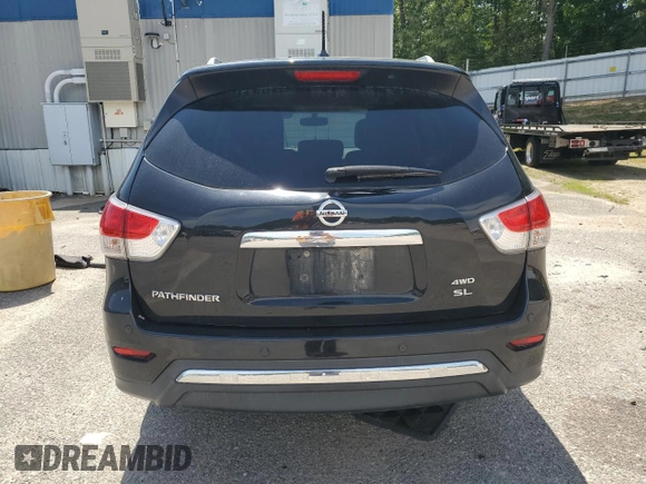 2015 Nissan Pathfinder Platinum with VIN 5N1AR2MM3FC637468, listed as a Copart auction lot 57300945 with 155,378 mi miles and Salvage title. Bid and sale history available at DreamBid. Image 6.