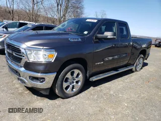 2021 Ram 1500 Big Horn with VIN 1C6SRFBT1MN831337, listed as a Copart auction lot 51418785 with 69,700 mi miles and Salvage Title. Bid and sale history available at carsss.com. Image 1.