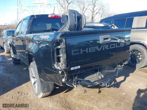 2021 Chevrolet Colorado 4WD Work Truck with VIN 1GCGTBEN7M1201304, listed as a IAAI auction lot 41728742 with 30,703 mi miles. Bid and sale history available at carsss.com. Image 3.