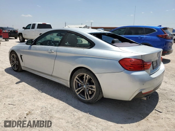 2015 BMW 4 Series 428i with VIN WBA3N7C51FK224919, listed as a Copart auction lot 66759734 with 66,705 mi miles and Clean Title. Bid and sale history available at DreamBid. Image 2.