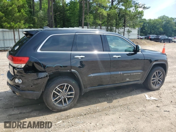 2019 Jeep Grand Cherokee Limited with VIN 1C4RJFBG5KC640076, listed as a Copart auction lot 60709855 with 150,636 mi miles and Salvage title. Bid and sale history available at DreamBid. Image 3.