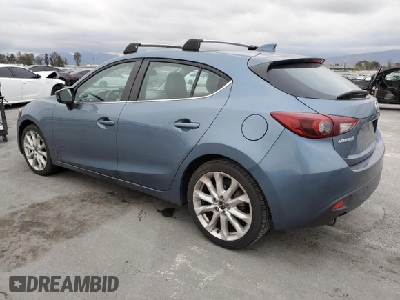 2014 Mazda 3 S Grand Touring with VIN JM1BM1M36E1206853, listed as a Copart auction lot 41809465 with 106,259 mi miles and Non Repairable. Bid and sale history available at DreamBid. Image 2.
