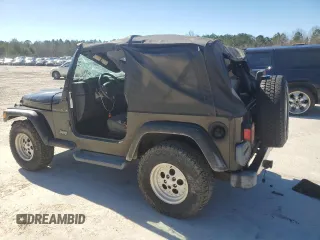 2001 Jeep Wrangler Sport with VIN 1J4FA49S51P337995, listed as a Copart auction lot 47461975 with 160,305 mi miles and Salvage Title. Bid and sale history available at carsss.com. Image 2.