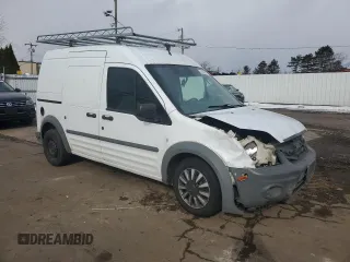 2010 Ford Transit Connect XL with VIN NM0LS7CN3AT008730, listed as a Copart auction lot 45106675 with 211,058 mi miles and Salvage title. Bid and sale history available at DreamBid. Image 4.