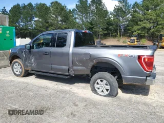 2022 Ford F-150 XL with VIN 1FTFX1E58NFB61927, listed as a Copart auction lot 55233035 with 66,591 mi miles and Salvage title. Bid and sale history available at DreamBid. Image 2.