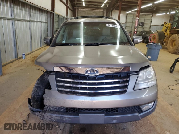 2009 Kia Borrego LX with VIN KNDJJ741495028851, listed as a Copart auction lot 46716545 with Not Provided miles and Salvage Title. Bid and sale history available at DreamBid. Image 5.