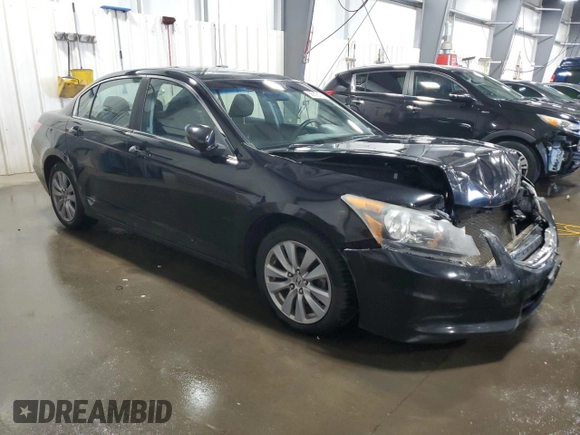2011 Honda Accord EX with VIN 1HGCP2F7XBA031215, listed as a Copart auction lot 56638195 with 217,477 mi miles and Salvage title. Bid and sale history available at DreamBid. Image 4.