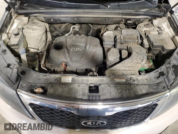 2012 Kia Sorento LX with VIN 5XYKTDA64CG229872, listed as a Copart auction lot 48900395 with 128,342 mi miles and Salvage Title. Bid and sale history available at carsss.com. Image 12.