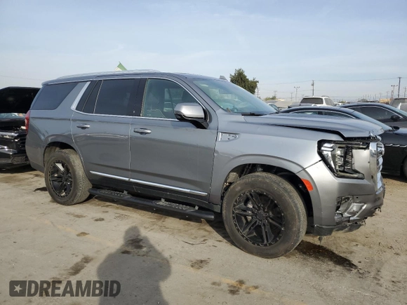 2022 GMC Yukon SLT with VIN 1GKS2BKD0NR115087, listed as a Copart auction lot 81539274 with 43,977 mi miles and Salvage Title. Bid and sale history available at carsss.com. Image 4.