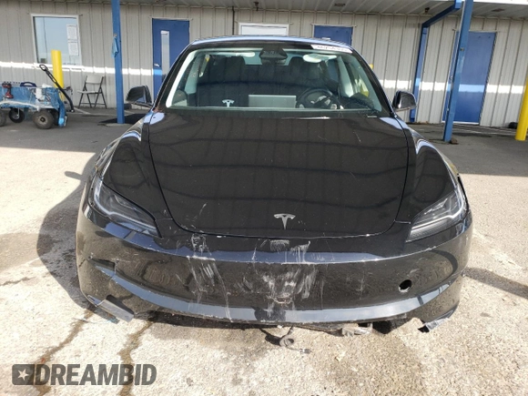 2024 Tesla Model 3 with VIN 5YJ3E1EA5RF848265, listed as a Copart auction lot 46254355 with 0 mi miles and Salvage Title. Bid and sale history available at carsss.com. Image 5.