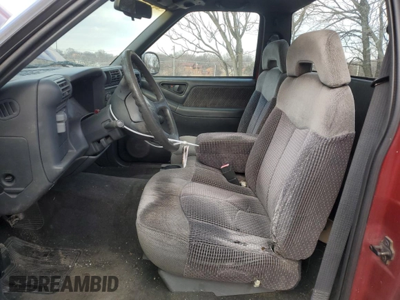 1997 GMC Sonoma SLS with VIN 1GTCS14X5V8503746, listed as a Copart auction lot 42554595 with 135,316 mi miles and Salvage Title. Bid and sale history available at carsss.com. Image 7.