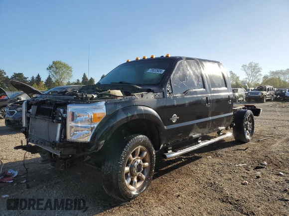 2016 Ford F-250 Lariat with VIN 1FT7W2BTXGEC95881, listed as a Copart auction lot 51760465 with 135,525 mi miles and Salvage title. Bid and sale history available at DreamBid. Image 1.