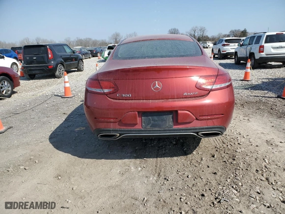 2017 Mercedes-Benz C-Class C 300 with VIN WDDWJ4KB3HF338651, listed as a Copart auction lot 48659375 with 156,271 mi miles and Salvage Title. Bid and sale history available at carsss.com. Image 6.