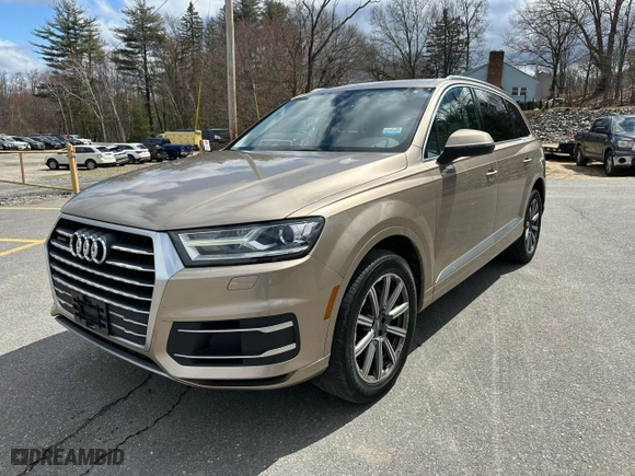 2018 Audi Q7 Premium Plus with VIN WA1LHAF76JD021083, listed as a Copart auction lot 52588465 with 136,722 mi miles and Clean Title. Bid and sale history available at carsss.com. Image 1.