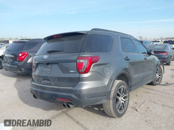 2019 Ford Explorer Sport with VIN 1FM5K8GT3KGA71276, listed as a IAAI auction lot 41865180 with 73,952 mi miles and . Bid and sale history available at carsss.com. Image 4.