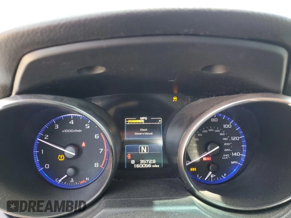 2017 Subaru Legacy Premium with VIN 4S3BNAD67H3050838, listed as a Copart auction lot 61399555 with 160,056 mi miles and Salvage title. Bid and sale history available at DreamBid. Image 9.