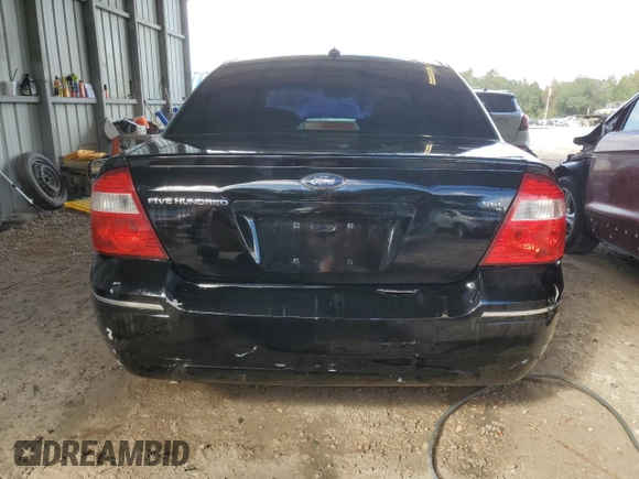 2007 Ford Five Hundred SEL with VIN 1FAHP24107G144927, listed as a Copart auction lot 42487415 with Not Provided miles and Salvage Title. Bid and sale history available at carsss.com. Image 6.