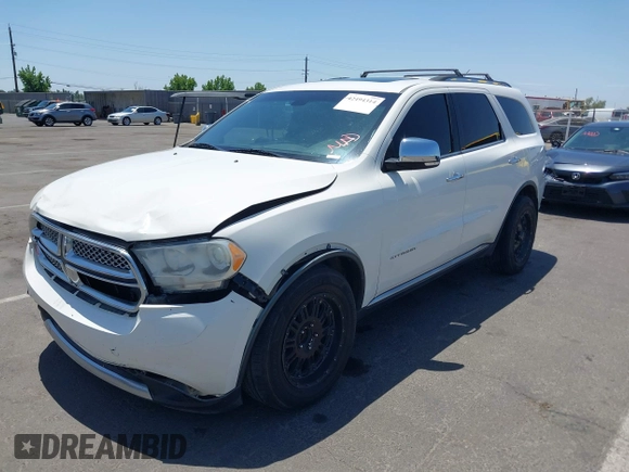 2012 Dodge Durango Citadel with VIN 1C4SDJET6CC197927, listed as a IAAI auction lot 42494314 with 186,222 mi miles and . Bid and sale history available at DreamBid. Image 17.
