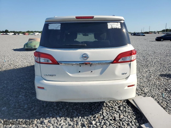 2017 Nissan Quest SV with VIN JN8AE2KP3H9169209, listed as a Copart auction lot 52515405 with 258,330 mi miles and Salvage Title. Bid and sale history available at carsss.com. Image 6.