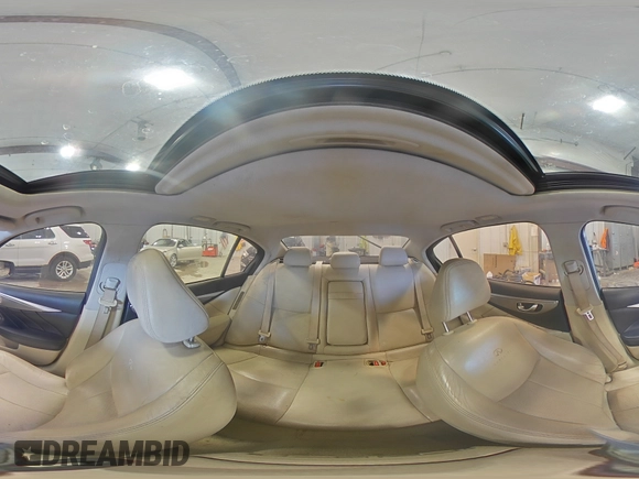 2014 Infiniti Q50 Hybrid Sport with VIN JN1AV7AR9EM702123, listed as a Copart auction lot 50310765 with 134,433 mi miles and Salvage Title. Bid and sale history available at DreamBid. Image 14.