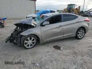 2013 Hyundai Elantra Limited with VIN 5NPDH4AE3DH385400, listed as a Copart auction lot 52817325 with 119,294 mi miles and Salvage Title. Bid and sale history available at DreamBid. Image 1.