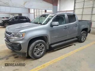 2021 Chevrolet Colorado 4WD Work Truck with VIN 1GCGTBEN5M1146402, listed as a Copart auction lot 88408785 with 89,848 mi miles and Salvage title. Bid and sale history available at DreamBid. Image 1.