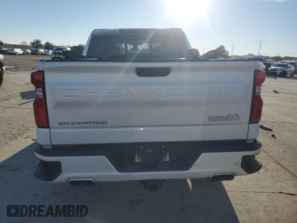 2020 Chevrolet Silverado 1500 High Country with VIN 3GCUYHEL2LG242073, listed as a Copart auction lot 89125915 with 0 mi miles and Salvage Title. Bid and sale history available at carsss.com. Image 6.