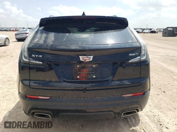 2020 Cadillac XT4 FWD Sport with VIN 1GYFZER43LF149811, listed as a Copart auction lot 53369375 with 110,492 mi miles and Salvage title. Bid and sale history available at DreamBid. Image 6.