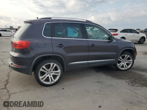 2016 Volkswagen Tiguan S with VIN WVGBV7AX9GW608858, listed as a Copart auction lot 55341985 with 114,472 mi miles and Salvage Title. Bid and sale history available at DreamBid. Image 3.